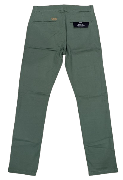 Slim Fit Cotton Chino Pants - Image 2